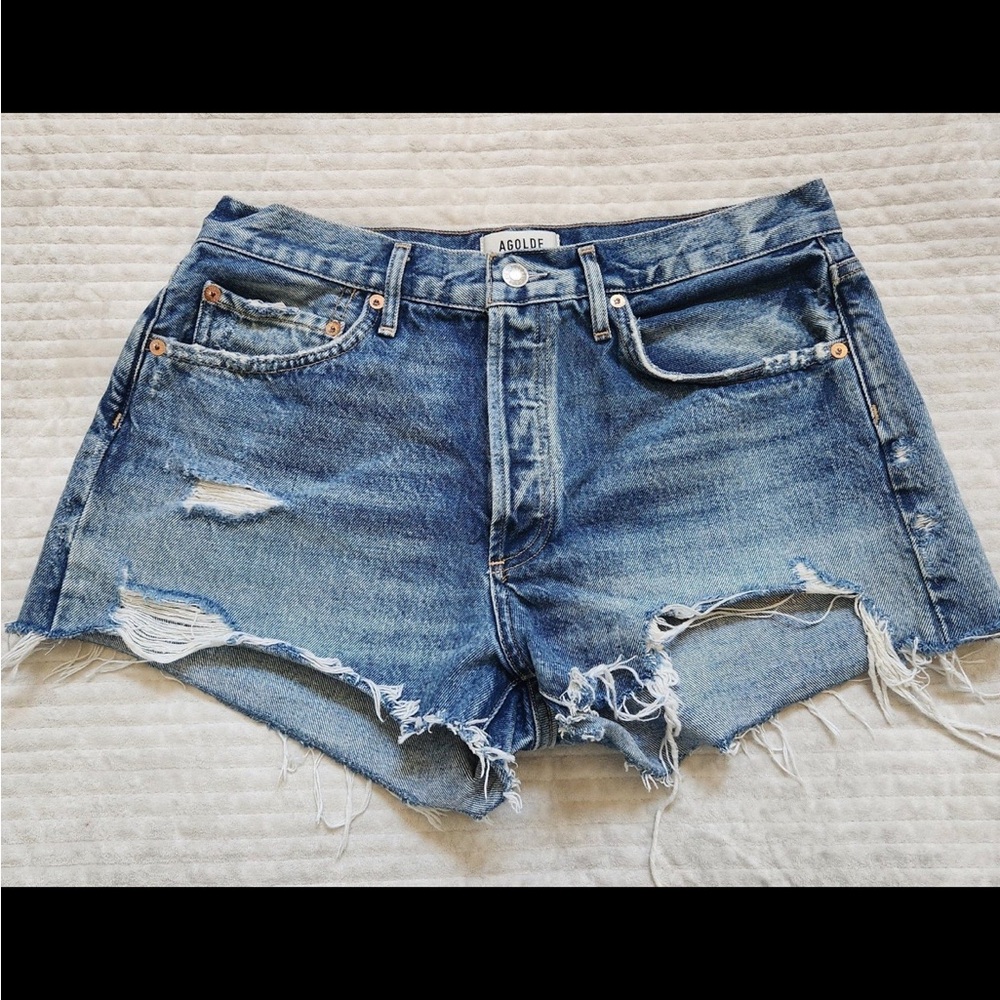 Agolde denim jean shorts size 29